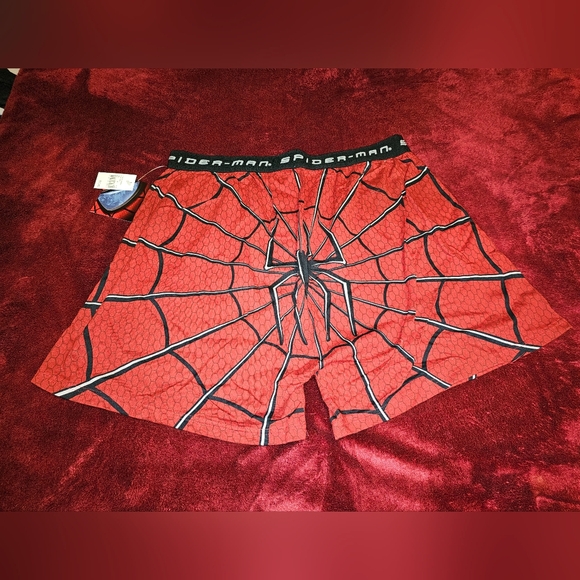 Marvel Spider-Man Red Web Shorts - Picture 5 of 6
